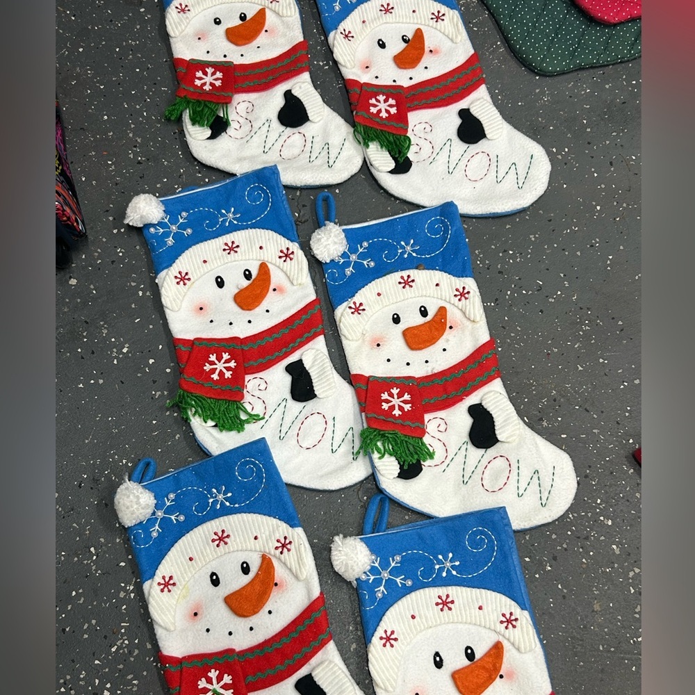 Snowman Christmas Stocking Bundle